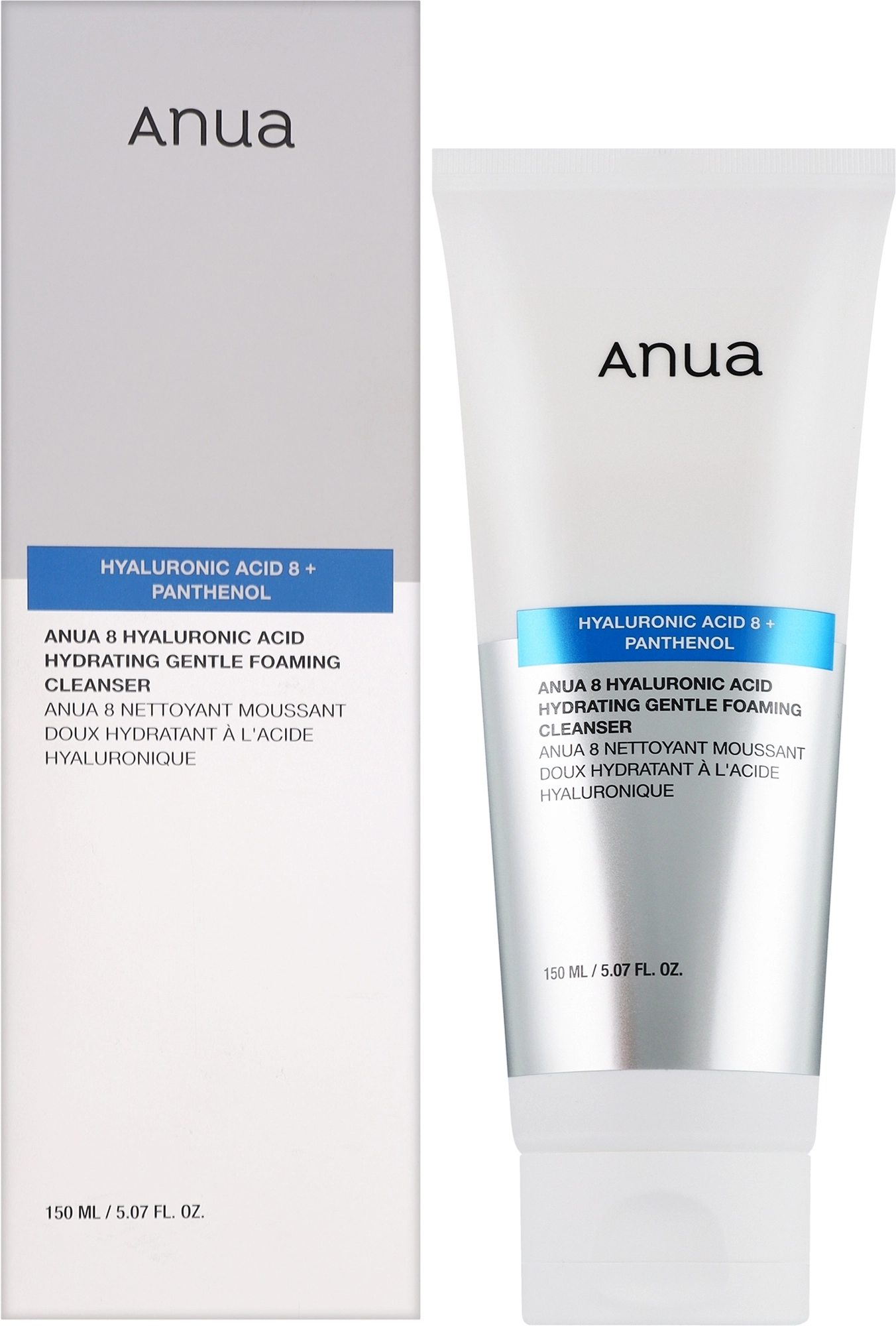 Пенка с гиалуроновой кислотой 8 Hyaluronic Acid Hydrating Gentle Foaming Cleanser, 150 мл