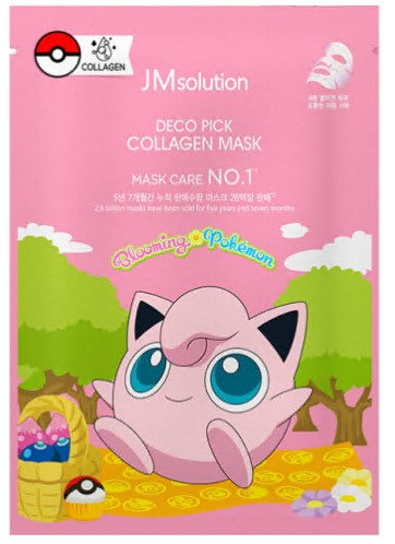 Маска тканевая укрепляющая с коллагеном Deco Pick Collagen Mask X Pokemon Jigglypuff, 3