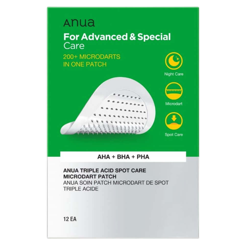 Патчи для лица игольчатые точечные с кислотами Triple Acid Spot Care Microdart Patch, 12 шт