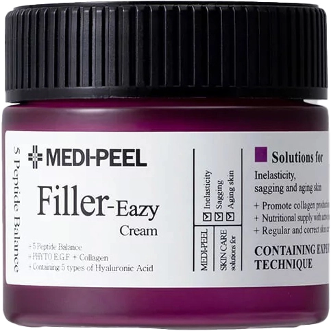 Крем-филлер для лица ПИТАТЕЛЬНЫЙ с пептидами и EGF от морщин Eazy Filler Cream, 50 мл