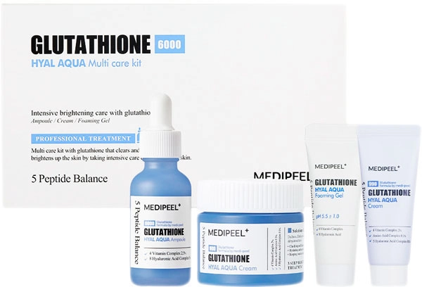 Набор средств для лица Glutathione Hyal Aqua Multi Care Kit