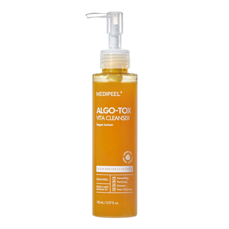 Гель ГЛУБОКООЧИЩАЮЩИЙ с экстрактом лимона Algo-Tox Vita Cleanser Vegan Lemon, 150мл