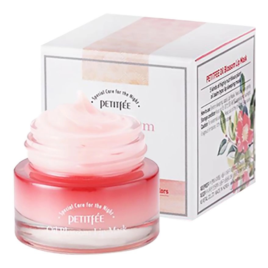 [PETITFEE] Маска для губ МАСЛО КАМЕЛИИ Oil Blossom Lip mask (Camellia seed oil), 15 гр