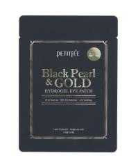 [PETITFEE] Гидрогелевые патчи для глаз ЖЕМЧУГ/ЗОЛОТО Black Pearl & Gold hydrogel Eye Patch, 2 шт (1 
