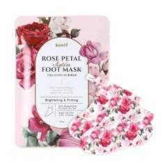 [KOELF] НАБОР Маски-носочки для ног РОЗА Rose Petal Satin Foot Mask, 5 шт*16 гр