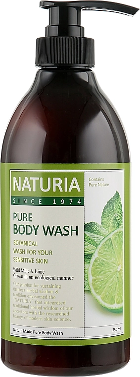 Гель для душа МЯТА/ЛАЙМ Pure Body Wash (Wild Mint & Lime), 750 мл
