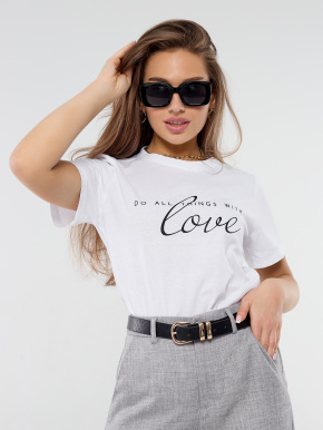 Футболка "С Любовью" (БЕЛ)