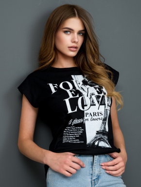 Футболка "LOVE" (ЧЕРНАЯ)