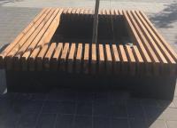 Скамейка «Stand» без спинки с приствольной решеткой