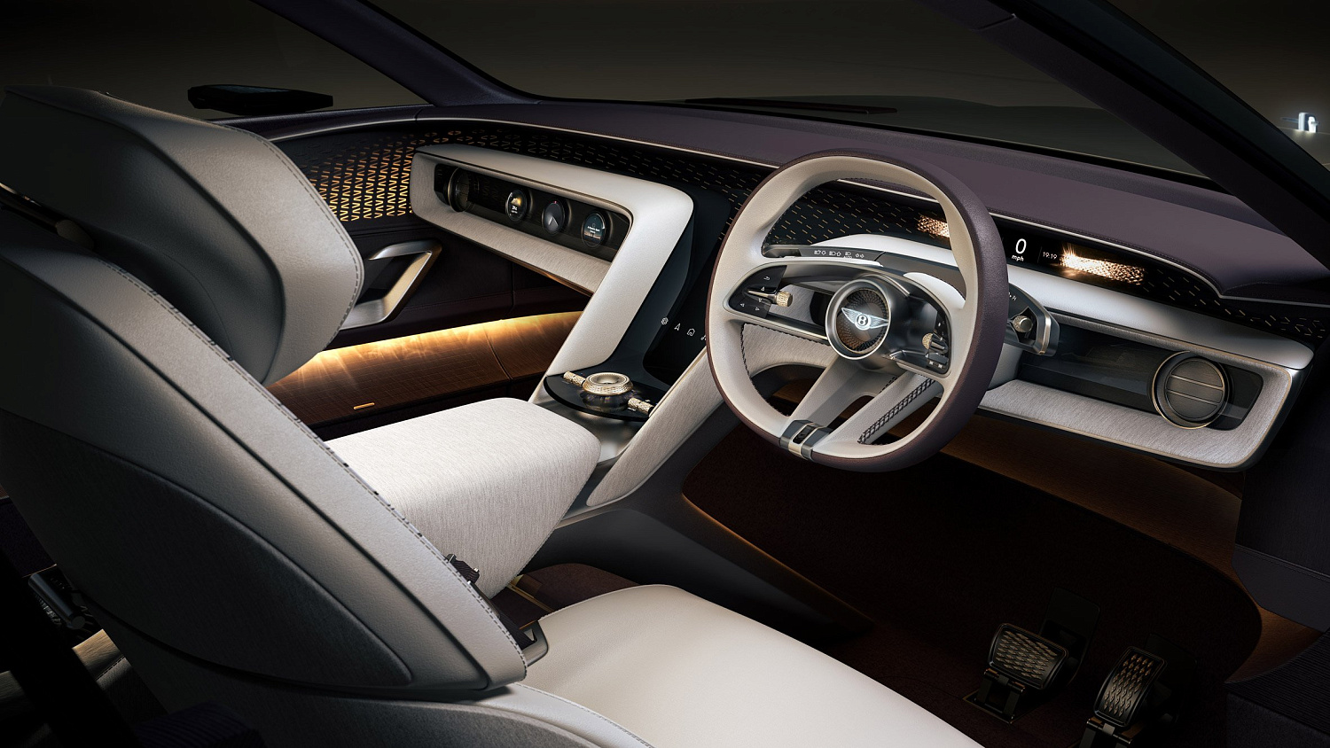 Bentley раскрывает дизайн будущего: трёхместный электроконцепт EXP 15