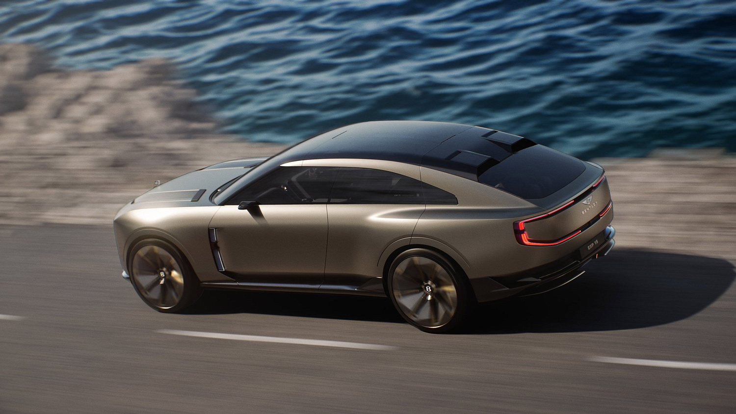 Bentley раскрывает дизайн будущего: трёхместный электроконцепт EXP 15