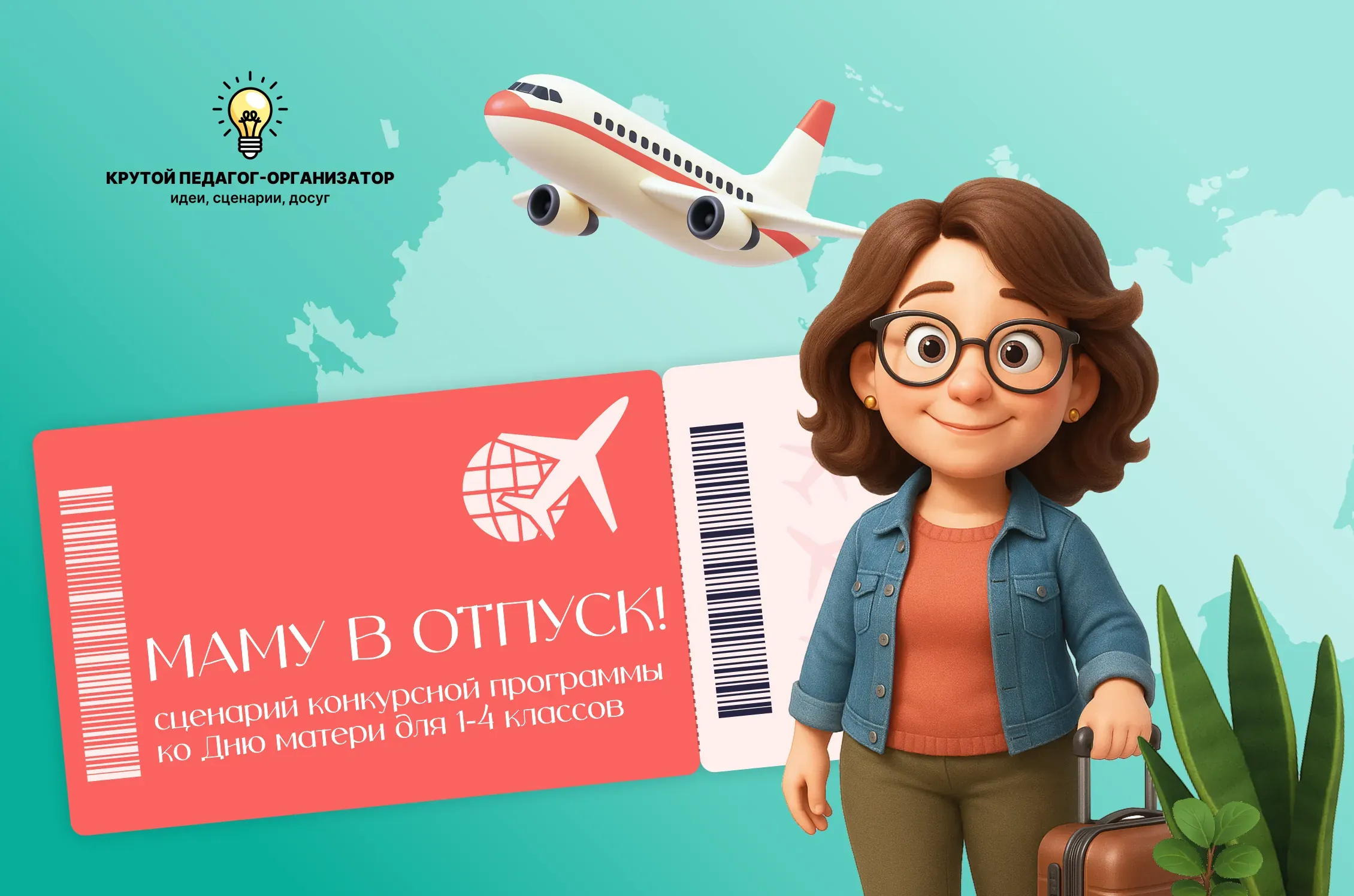 Конкурсная программа ко Дню матери для 1-4 классов «Маму в отпуск!»