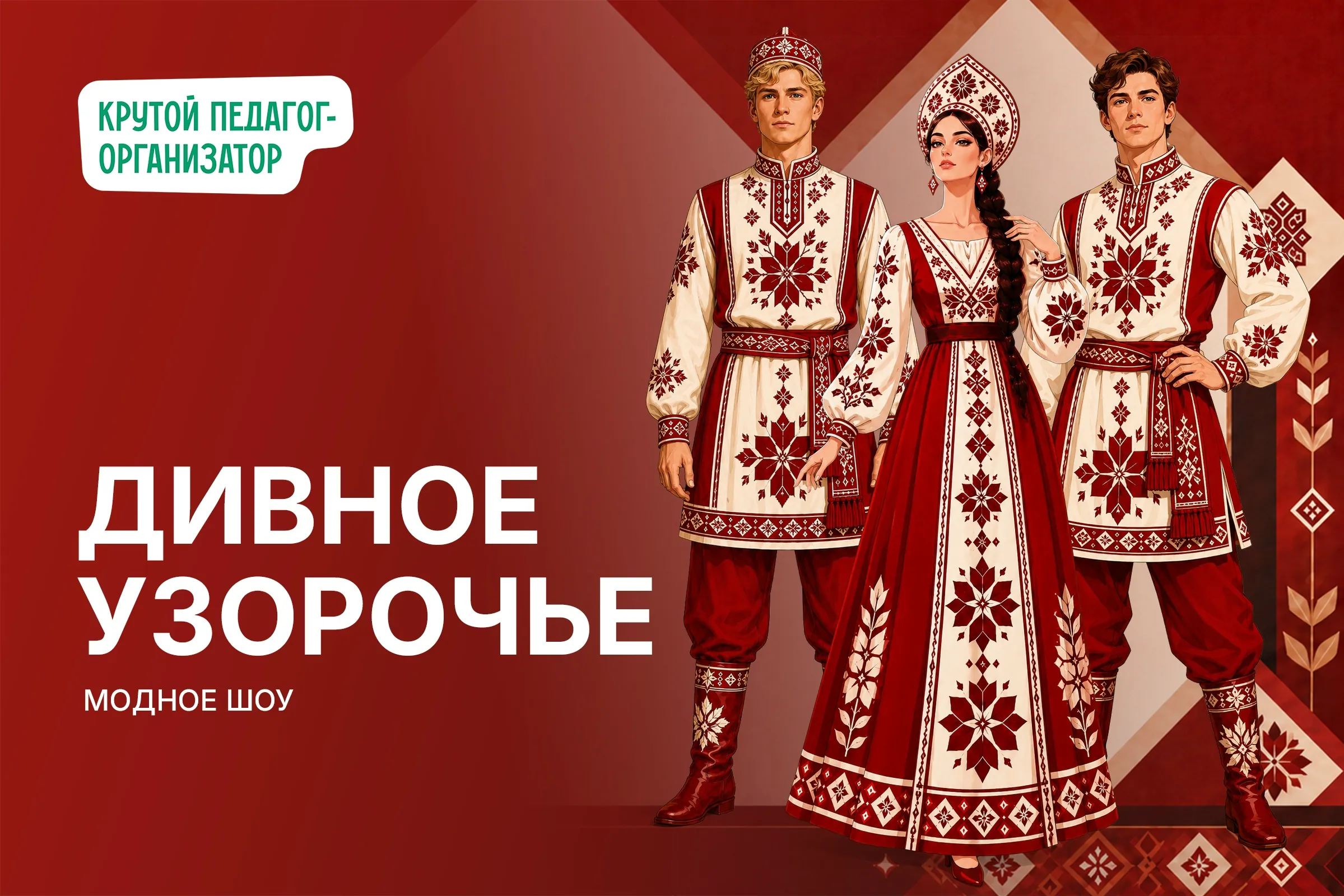 Модное шоу для 1-11 классов «Дивное узорочье»