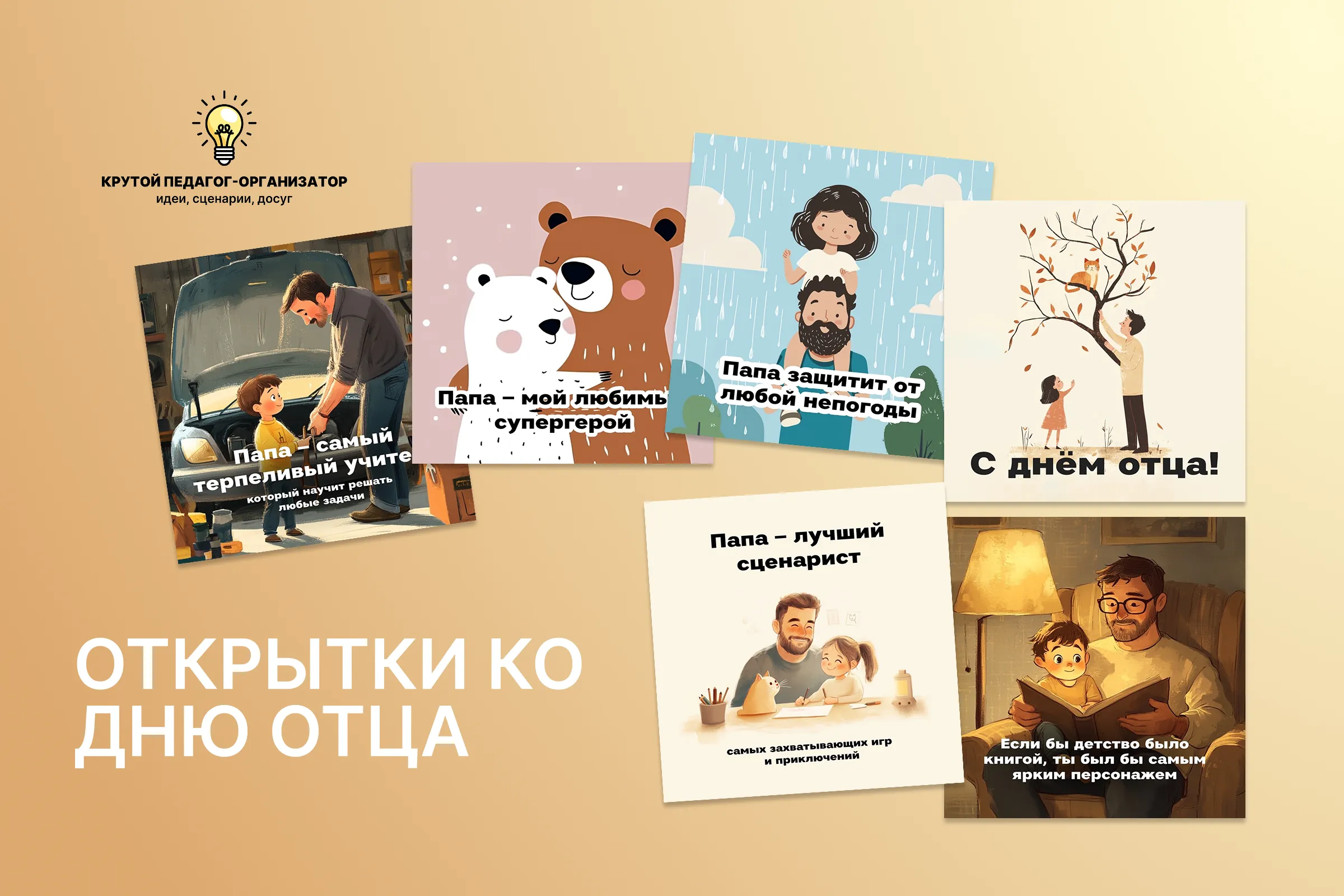 Открытки ко Дню отца