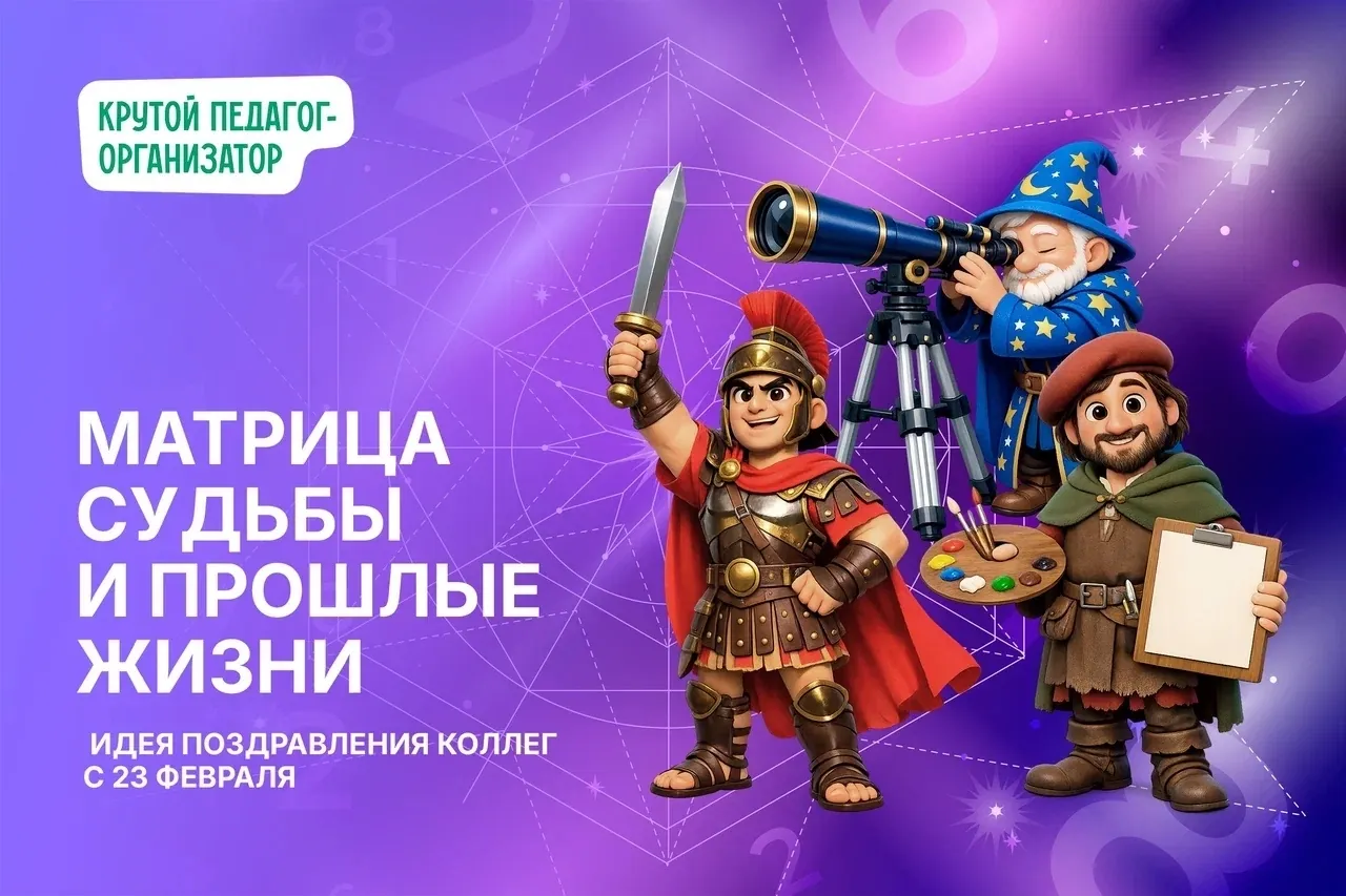 Идея поздравления коллег с 23 февраля «Матрица судьбы и прошлые жизни»