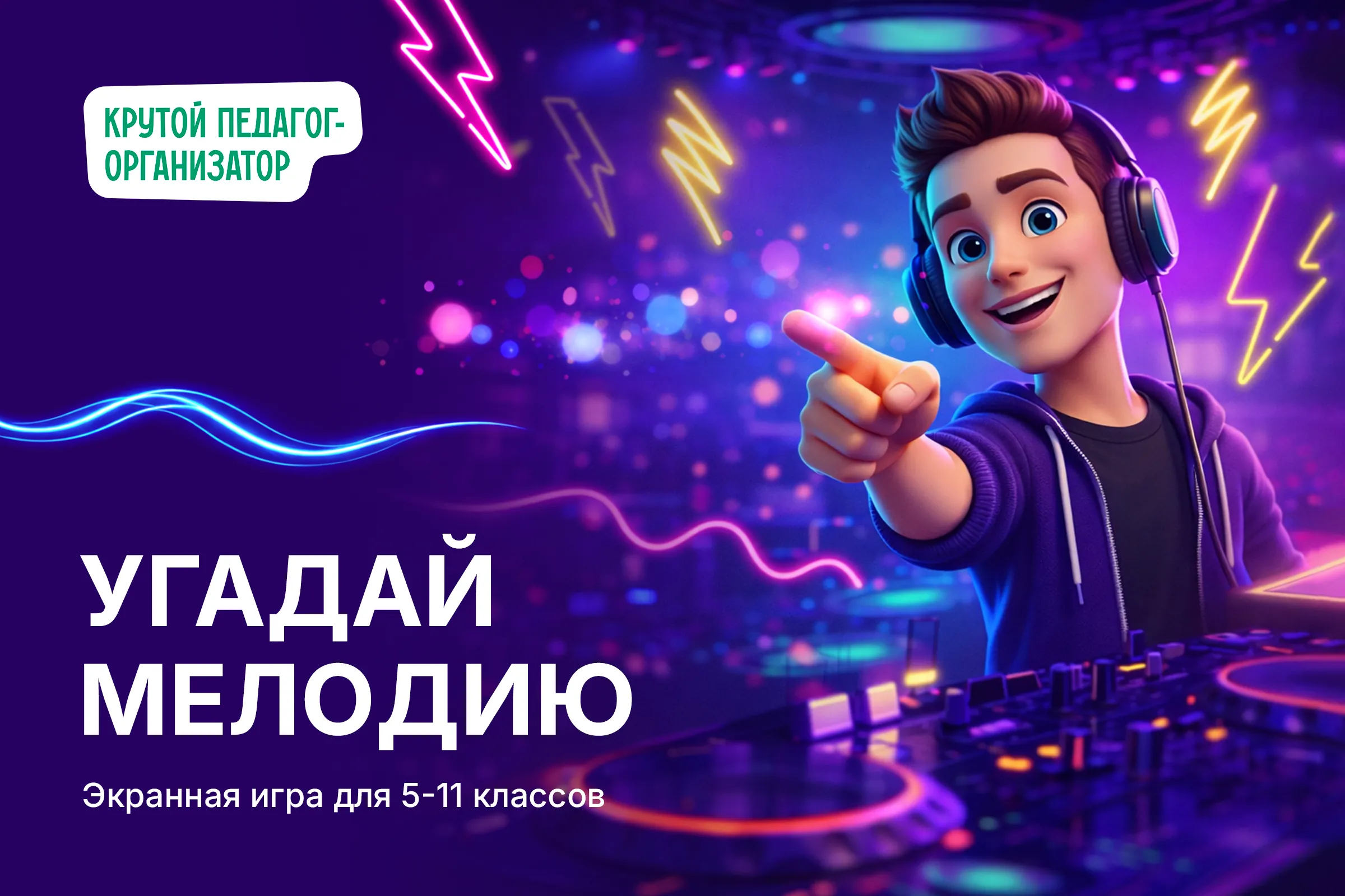 Музыкальная экранная игра для 5-11 классов «Угадай мелодию»