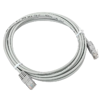 Патч-корд TERACOM PRO Cat.5E неэкранированный UTP оболочка PVC серый (3.0м)