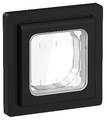 FLITE Рамка 1-местная IP55 Рпро-1-55-ФлЧ черный IEK