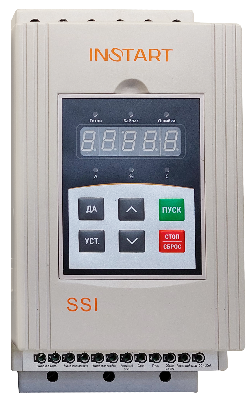 Устройство плавного пуска SSI-7.5/15-04 7.5кВт, 15А, 3Ф, 380В±15%, 50Гц/60Гц, IP20, без встроенного байпаса