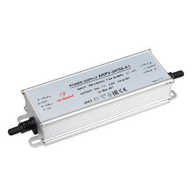 Блок питания ARPV-24150-A1 (24V, 6.25A, 150W) (, IP67 Металл, 3 года)