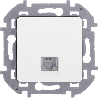 Телефонная розетка RJ11 INSPIRIA белый