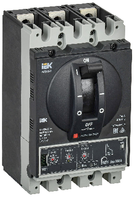 ARMAT Автоматический выключатель в литом корпусе 3P D 50кА 160А эл. станд.