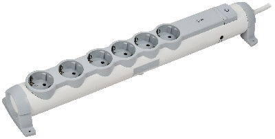 COMFORT Фильтр сетевой СФ-06К 16А 3м 3х1,5мм2 белый IEK