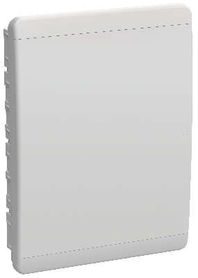 TEKFOR Корпус пластиковый ЩРВ-П-54 IP41 белая дверь IEK