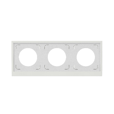 Рамка 3 поста IP44, KANT, белый песок
