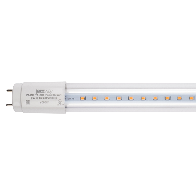 Лампа светодиодная LED 9вт для зелени G13