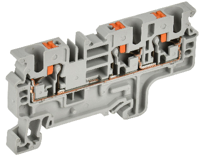 Колодка клеммная CP-MC 3 вывода 4мм2 серая IEK
