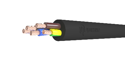 Кабель силовой КГТП-ХЛ 5х6(N,PE) 380/660-2 ТРТС