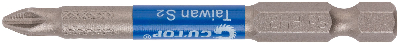 Биты стальные, 10 шт, CUTOP Profi, PH2, 70 мм