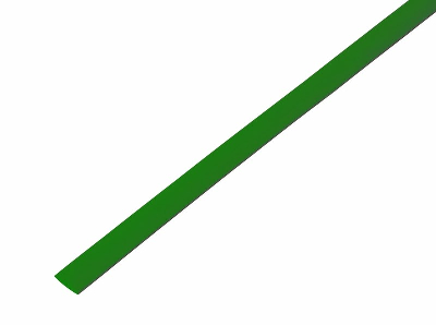Трубка термоусаживаемая ТУТ 5,0/2,5 мм зеленая, 1 м