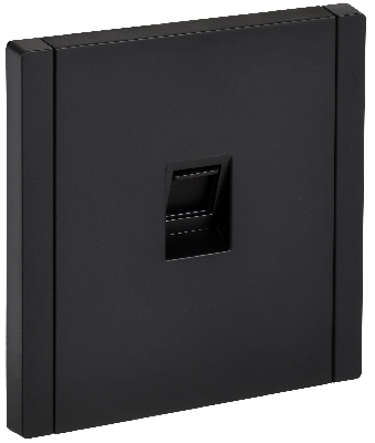 FORTE&PIANO Розетка компьютерная RJ45 кат.6 FP131 черный IEK