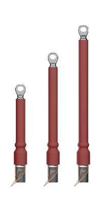 Муфта концевая HT2i-12/1x70-120L12 (1ПКВт-10-70-120) СПЭ изоляц., внутренней установки, без брони, с болт.нак. к-т на 3 фазы