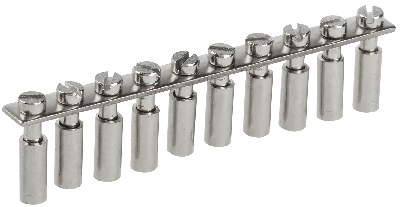 Перемычка центральная для КВИ-2,5мм2 10PIN