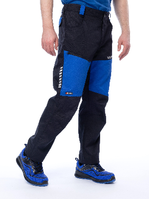 Брюки Brodeks KS334, синий/черный (54)