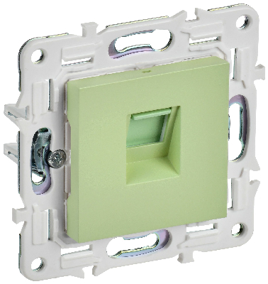 SKANDY Розетка компьютерная RJ45 кат.5E SK-K01G мятный IEK