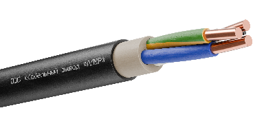 Кабель силовой ВВГнг(А)-LSLTx 3х6 (N.PE)-0.660 однопроволочный (барабан)