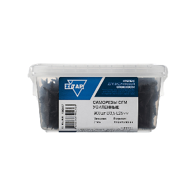 Саморез СГМ 3,5х25 усил-й  (TWN) (900 шт) - конт-р PROFFIX