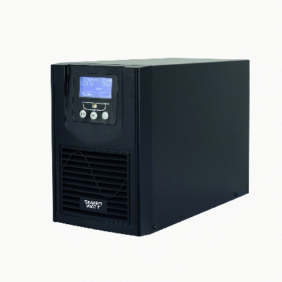Источник бесперебойного питания SMARTWATT UPS MASTER IEC 1kVA, онлайн, мощность 1000/900 ВА/Вт, напольный, LCD дисплей, IEC13 - 6 шт., встроенные АКБ