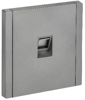 FORTE&PIANO Розетка компьютерная RJ45 кат.5E FP532 сталь IEK