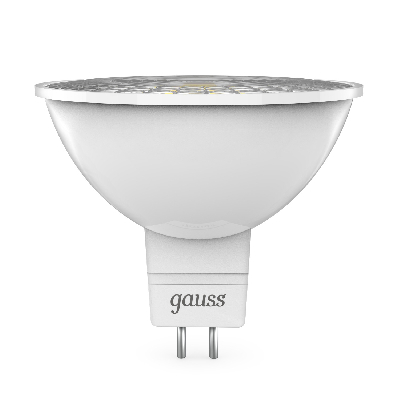 Лампа светодиодная LED 5 Вт 530 лм 4100К DC12В GU5.3 софит MR16 нейтральный Низковольтная Black
