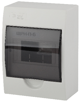 Корпус пластиковый навесной ЭРА SIMPLE ЩРН-П-06   IP41 прозрачная крышка белый
