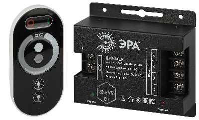 Диммер для светодиодной ленты Dimmer-12/24V-288/576-IP20-RF с радио пультом