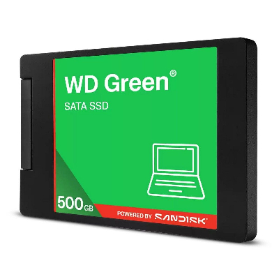 Накопитель SSD 2.5'' 500ГБ Green, SATAIII, 3D NAND TLC, 545/510 МБ/с