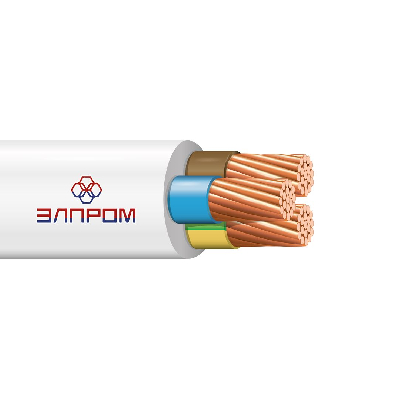 Провод ПВС нг(А)LS 3х2.5 белый(100м) ТРТС