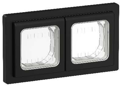 FLITE Рамка 2-местная IP55 Рпро-2-55-ФлЧ черный IEK