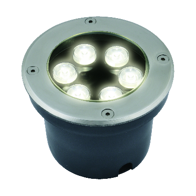 Светильник светодиодный уличный ULU-B11A-6W/2700K IP67 GREY Архитектурный встраиваемый. Теплый белый свет (2700К). Корпус серый